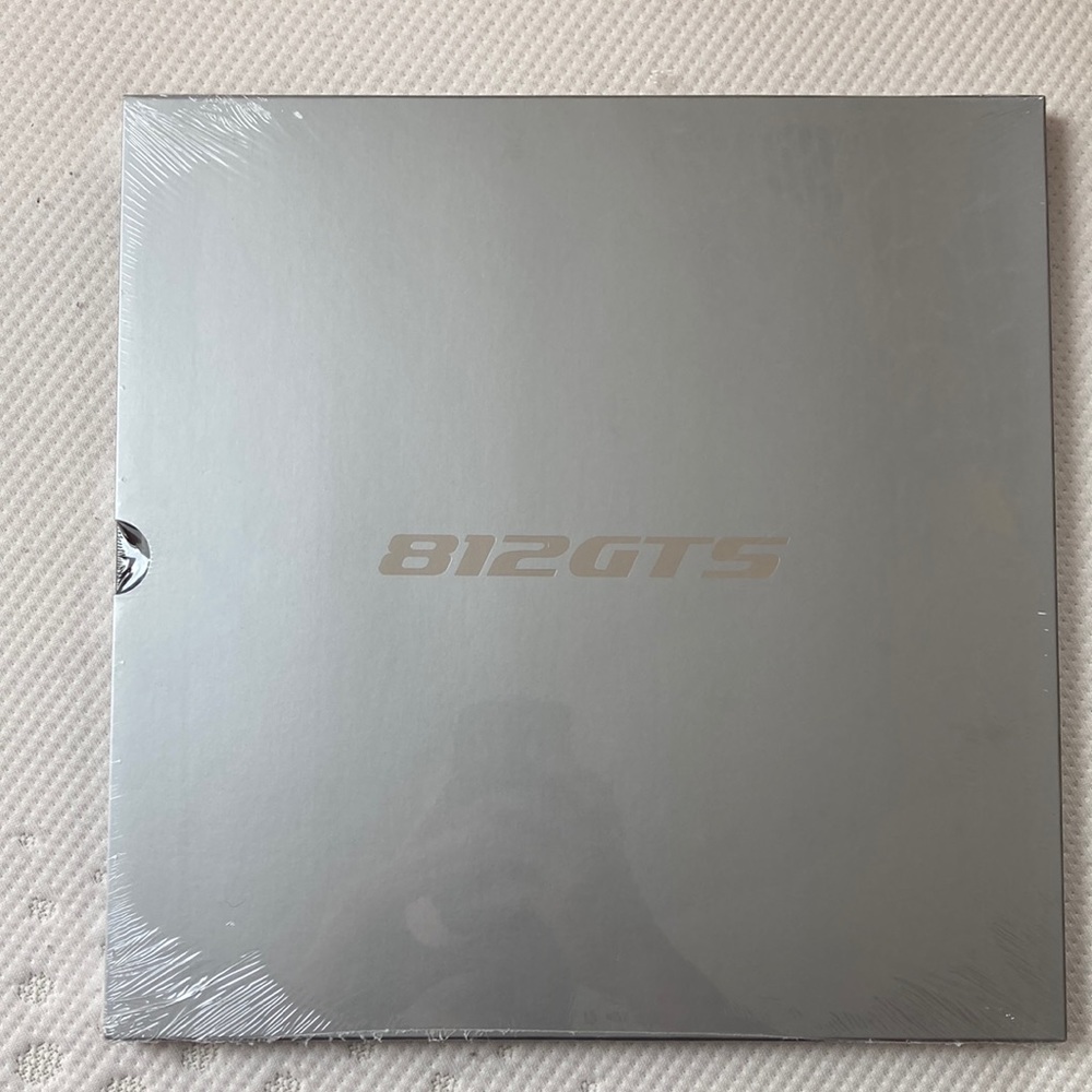 Ferrari collectors book, still wrapped Ferrari 812 GTS book
